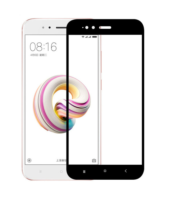 POWERTECH Tempered Glass 3D Full Face Xiaomi Mi a1 BLACK
