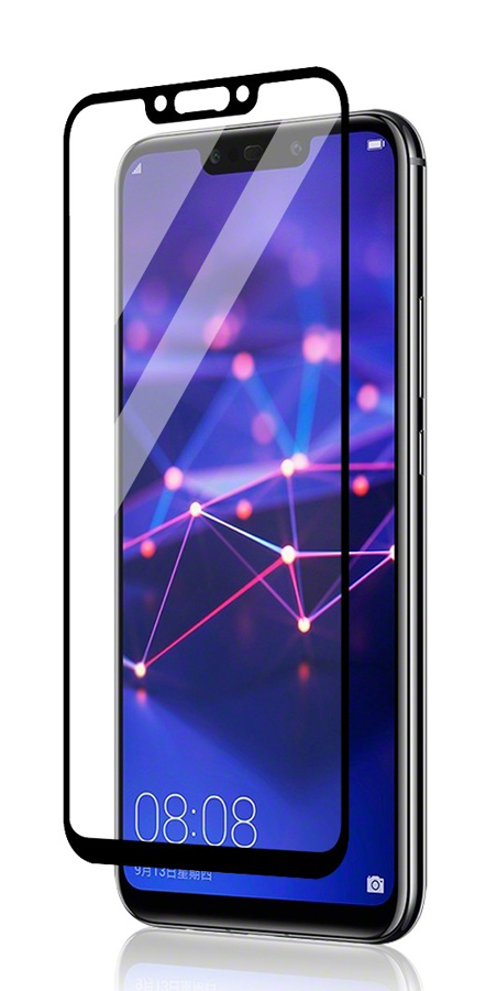POWERTECH Tempered Glass 3D για Huawei Mate 20 Lite, full glue, μαύρο