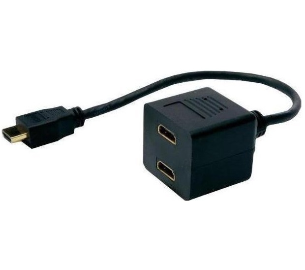 Powertech CAB-H053 HDMI Splitter (1 Male to 2 Female)