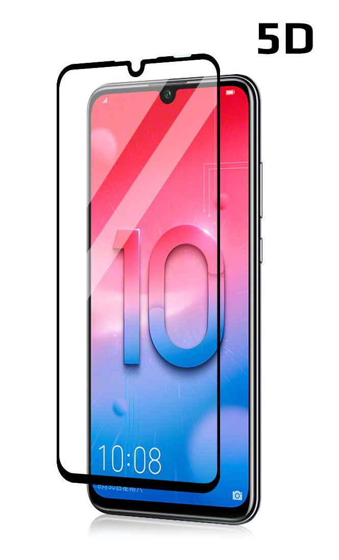 POWERTECH Tempered Glass 5D Full Glue για Huawei P Smart 2019, Black