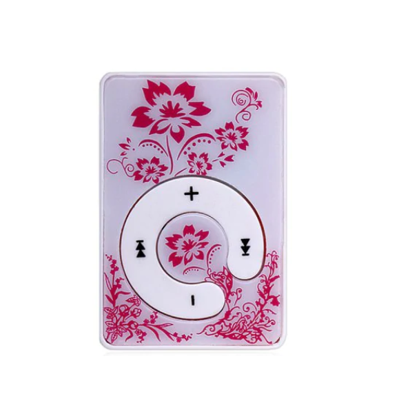 OEM MP3 Player  άσπρο σχέδιο λουλουδι